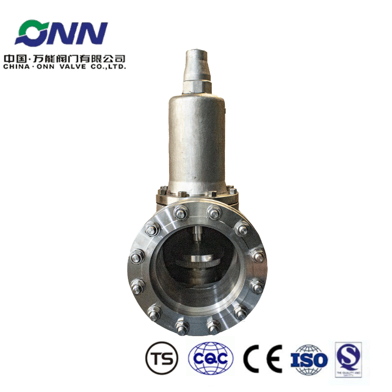 A42W-16P DN200Spring closed full open stainless steel safety valve