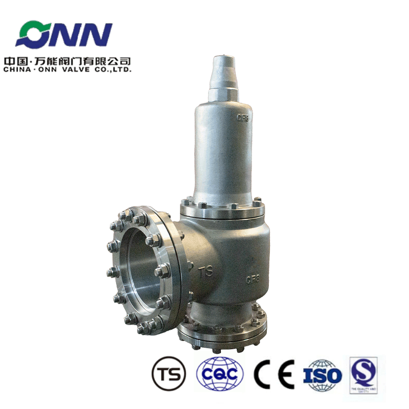 A42W-16P DN200Spring closed full open stainless steel safety valve