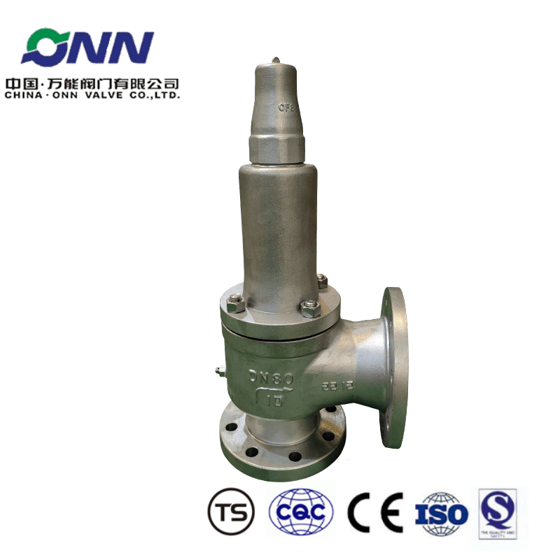 A42Y-10P DN80Spring closed full open stainless steel safety valve