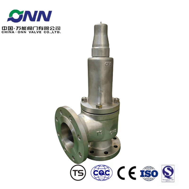 A42Y-10P DN80Spring closed full open stainless steel safety valve