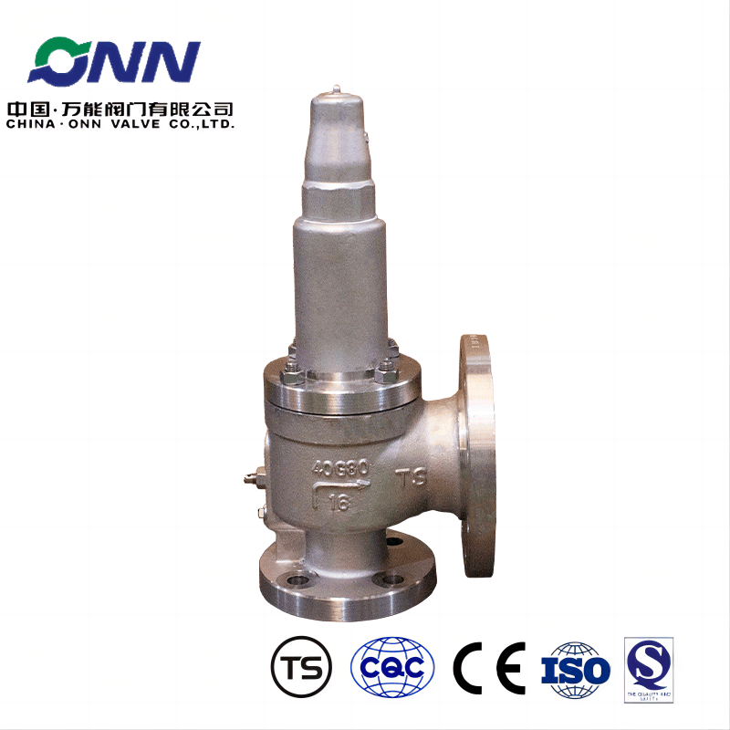 A42Y-16P DN40×80Spring closed full open stainless steel safety valve