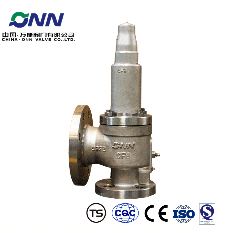 A42Y-16P DN40×80Spring closed full open stainless steel safety valve