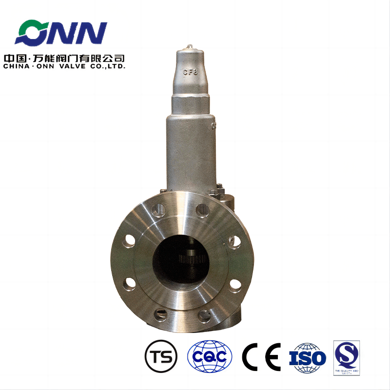 A42Y-16P DN40×80Spring closed full open stainless steel safety valve