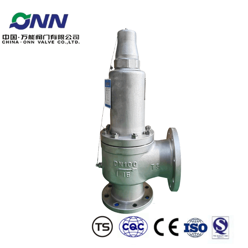 A42Y-16P DN100Spring closed full open stainless steel safety valve