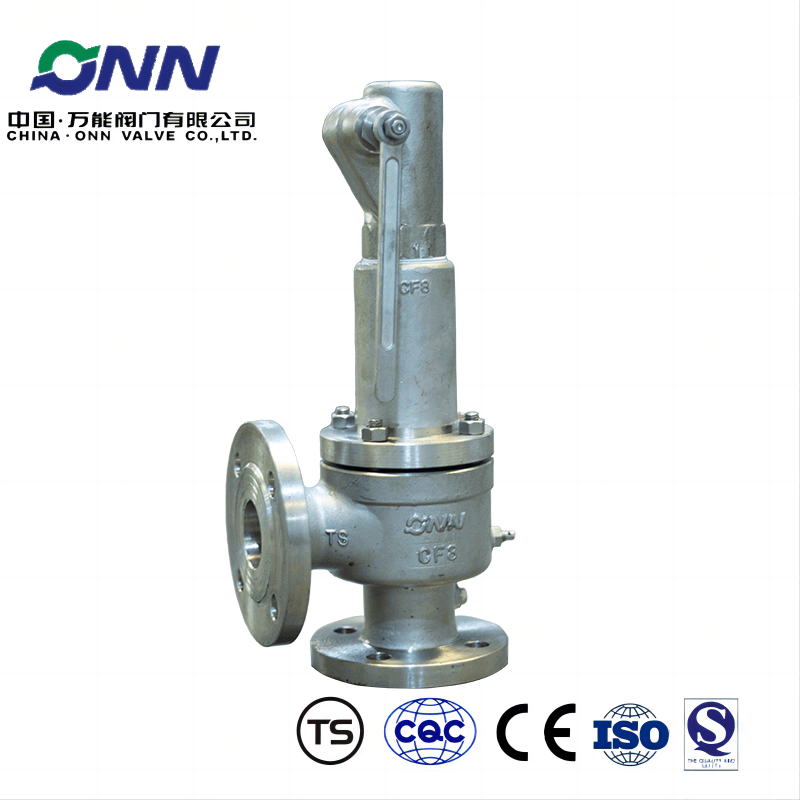 A44Y-16P DN40Closed safety valve with handle