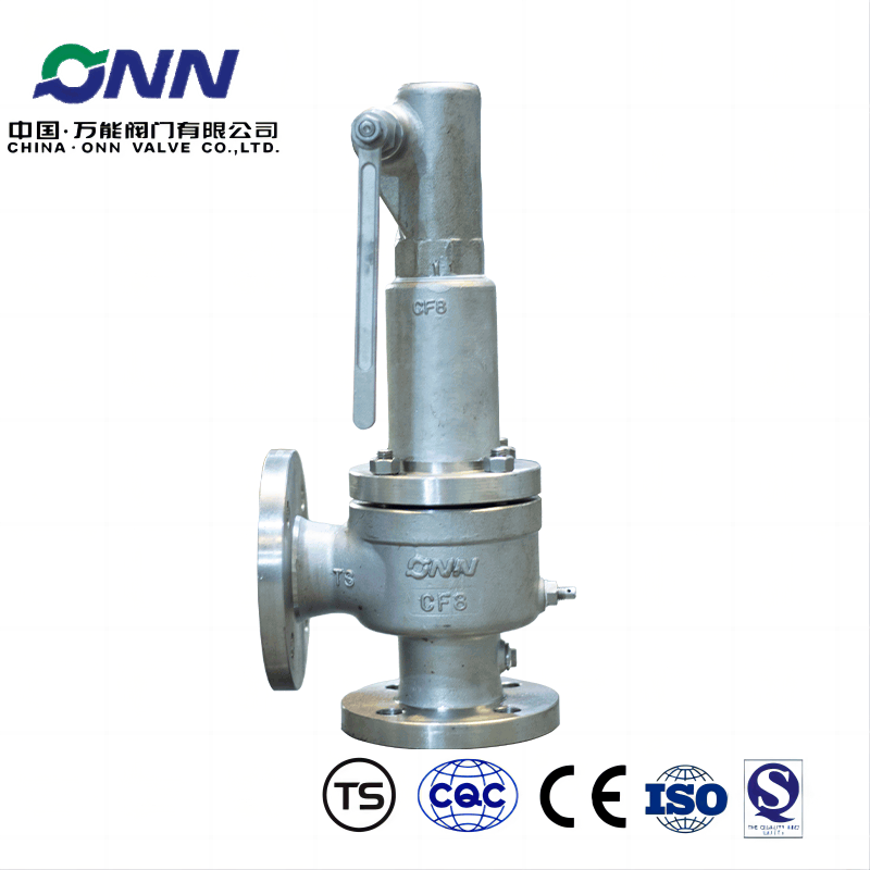 A44Y-16P DN40Closed safety valve with handle