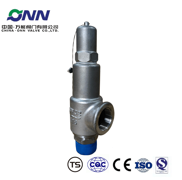 A22W-16P DN32 Stainless steel threaded safety valve