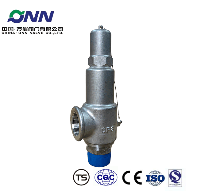 A22W-16P DN32 Stainless steel threaded safety valve