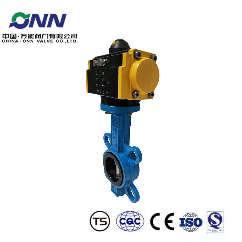 D671X-150C DN150 Pneumatic clamp butterfly valve