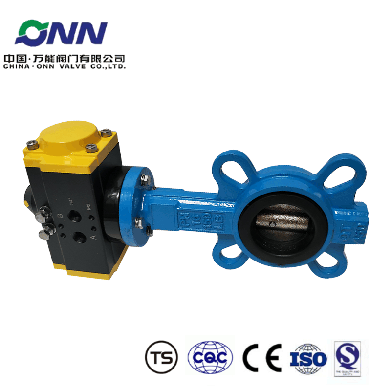 D671X-150C DN150 Pneumatic clamp butterfly valve