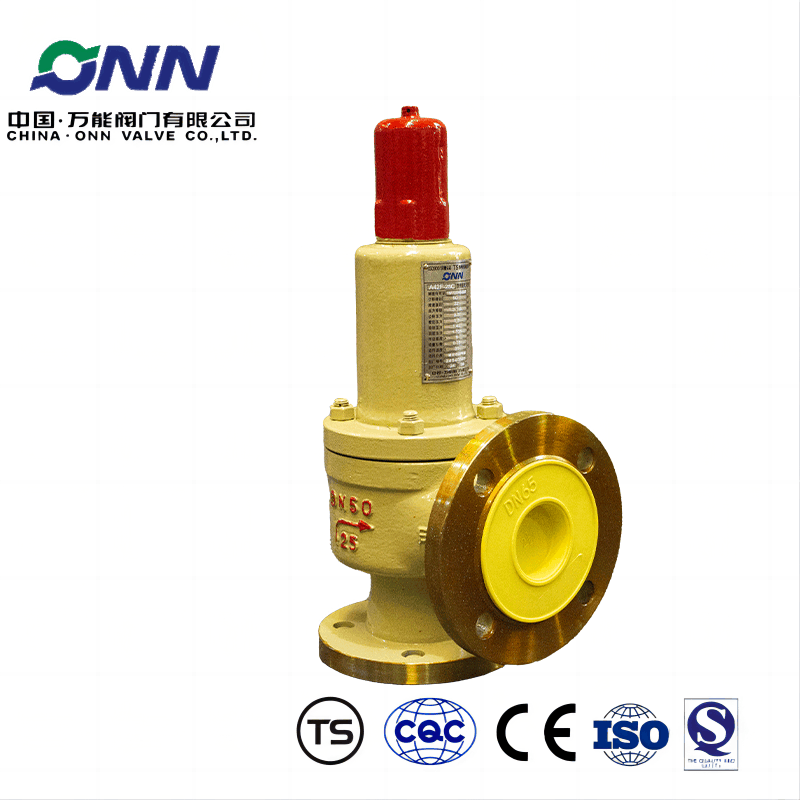 A42F-25C DN50Spring enclosed fully open soft seal safety valve