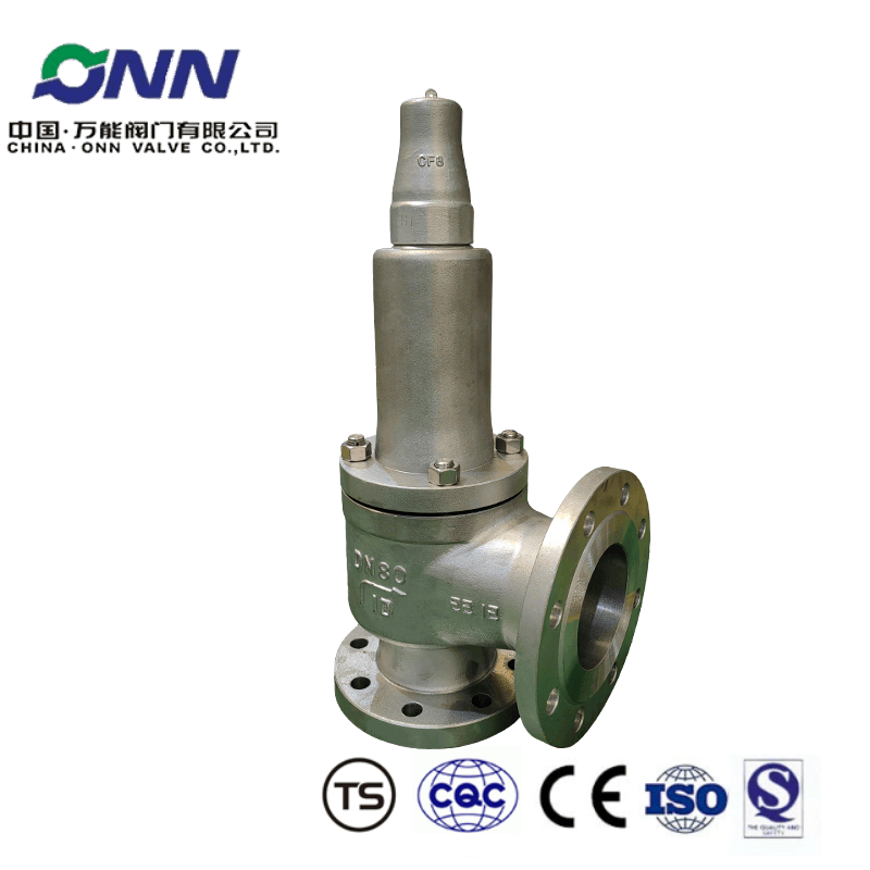 A42Y-10P DN80Spring closed full open stainless steel safety valve