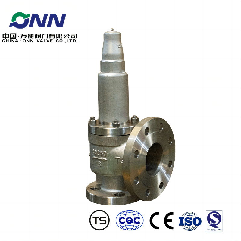 A42Y-16P DN40×80Spring closed full open stainless steel safety valve