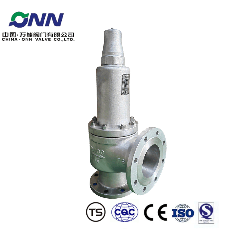 A42Y-16P DN100Spring closed full open stainless steel safety valve