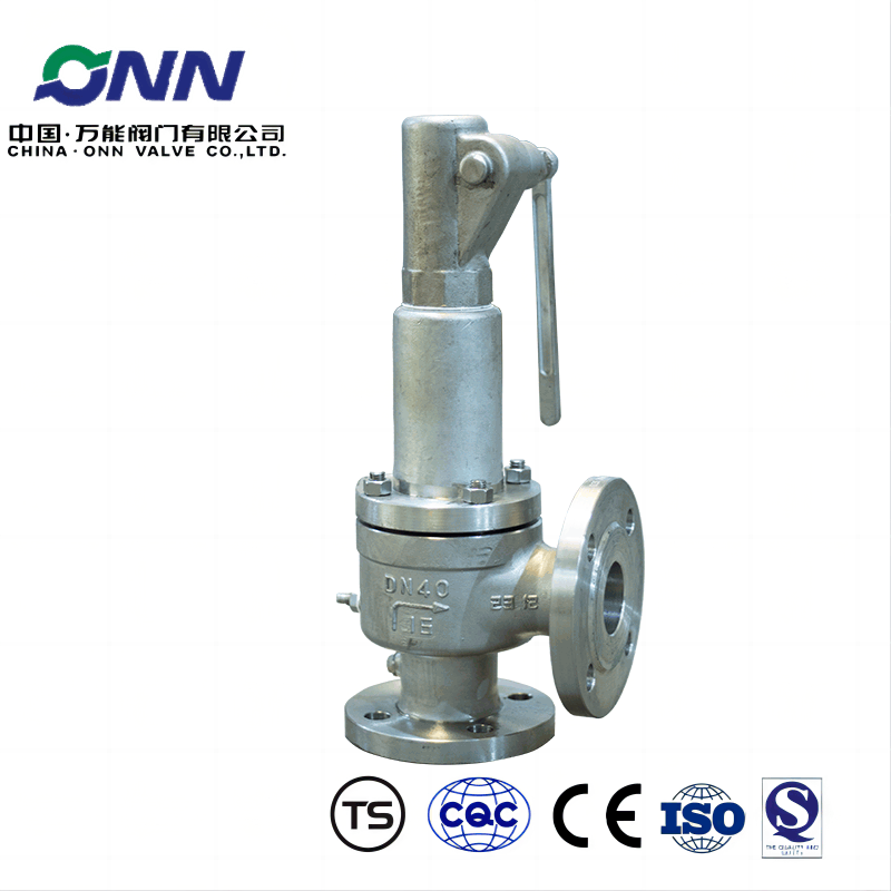 A44Y-16P DN40Closed safety valve with handle