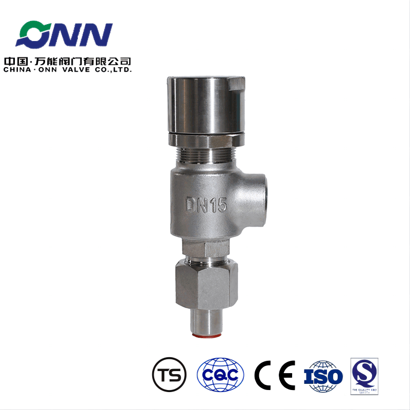 A21W-16P DN15 Stainless Steel Threaded Safety Valve