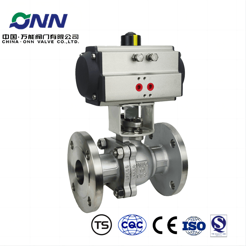 Q641F Pneumatic Stainless Steel Ball Valve